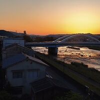 吉井川の流れがよく見えました
