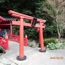 白柳稲荷大神の鳥居