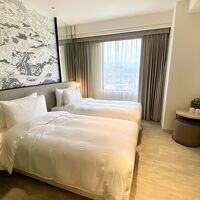 ツインベッドは広め