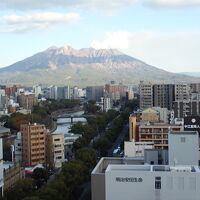 桜島が見える