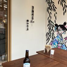 近くの酒屋さんで買った地ビールとともに撮らせてもらいました