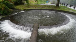 通潤用水の円形分水