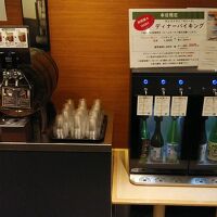 ワイン3種に奈良の日本酒6種類も無料サービスでした