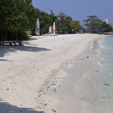 ビーチがあります