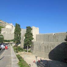 これは午後、橋から北側へ向う際の風景。