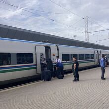 @タシケント駅ホーム
