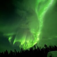 オーロラがバッチリ見る事が出来ました