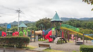 利根川沿いの広い公園　矢瀬親水公園