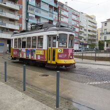 リスボンで最初に乗ったトラム