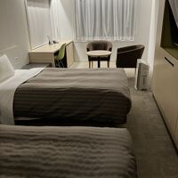 広めのツイン、角部屋