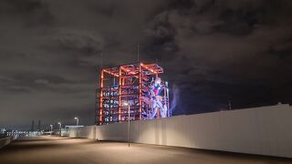 夜のGUNDAM FACTORY YOKOHAMA