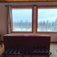 北側の窓が大きくて、オーロラが見える！