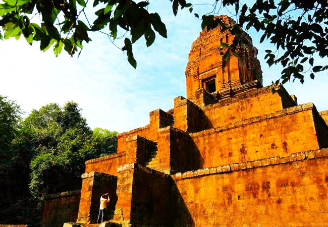 バクセイチャムクロン遺跡には訪れる観光が少ないです。