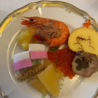 通常の朝食プラスしておせち料理はバイキングです。