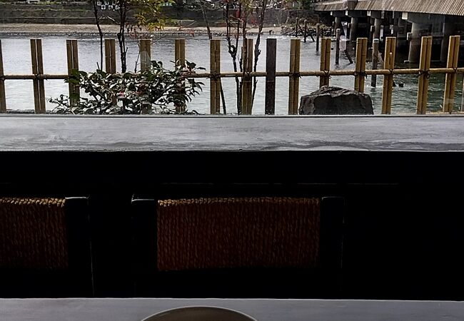 茶だんごが美味しい