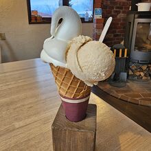 ソフトクリームとジェラート：ダージリン