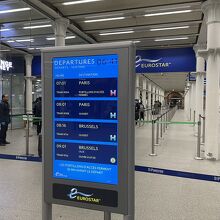 ロンドン セントパンクラス駅から乗車