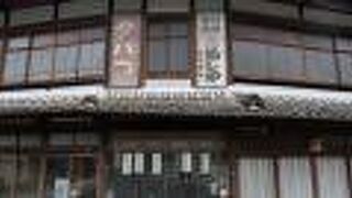 伊勢本街道 (奥津宿)