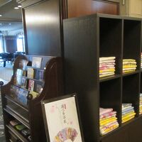 ロビーの貸浴衣