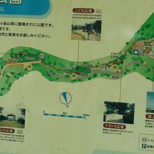 頂上にある案内板