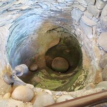 ポットホールと迷子石