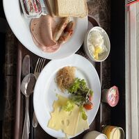 朝食　ご飯の炊き方がイマイチ