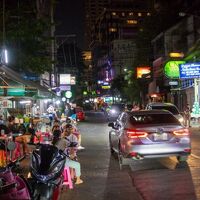 ホテル前の通り