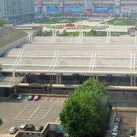 大連駅が見えます