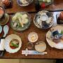 食事がおいしい宿。