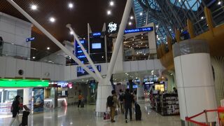 夕方の入国時は激混み