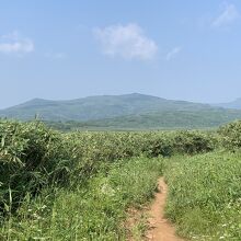 なだらかな南暑寒岳