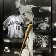 甲子園球場のスコアボードの真下にある展望スペースからは球場が一望できます♪