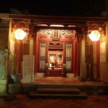 夜の鄭成功祖廟