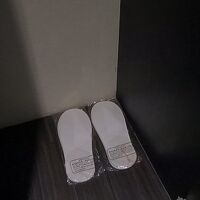使い捨てスリッパが用意されているのはGoodポイント