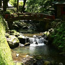 見事に修景された川