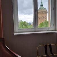 給水塔の公園が目の前