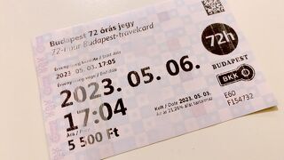 バス・地下鉄・トラムの72時間乗り放題券が大活躍でした!