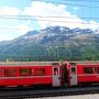 レーティシュ鉄道アルブラ線 ベルニナ線と周辺の景観(イタリア)