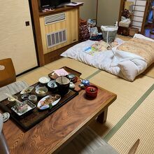 部屋食でいただけました。