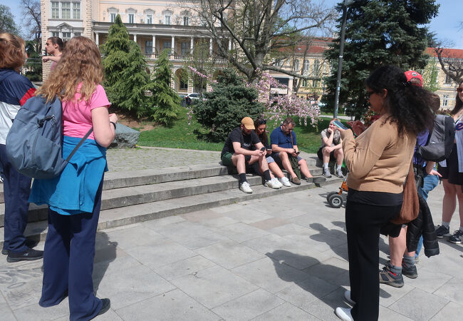 市内の静かな公園