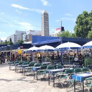 恒例のビアガーデン
