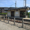 万葉線の終点の越ノ潟駅