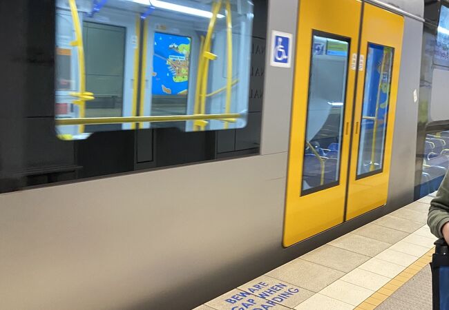 空港から市内への移動に利用！