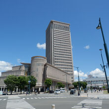 駅前西口周辺の景観