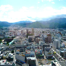 駅前東口の眺望です！