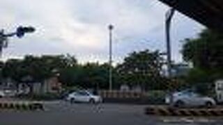 国立台湾文学館そばのロータリー