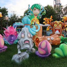 全体的にはお子さん向けの遊園地で…、