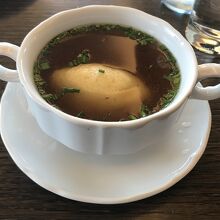 ランチコース　まずはスープ