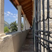 ベランダの様なところも城壁の上になります