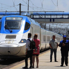 サマルカンド駅にて